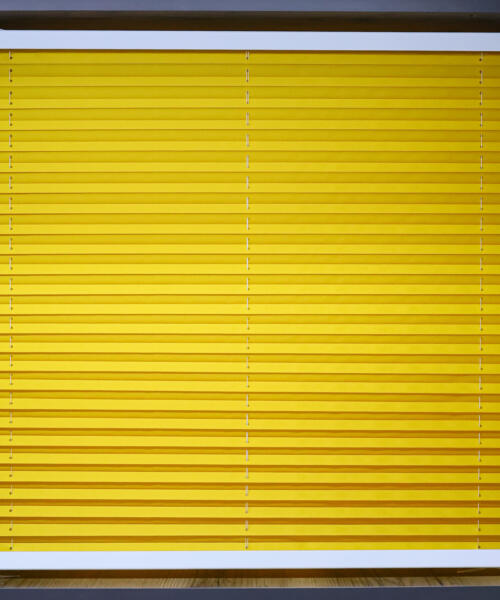 Turuncu Plise Katlanır Cam Balkon Perdesi – Ofis Perdesi – Mutfak Perdesi – Salon Perdesi